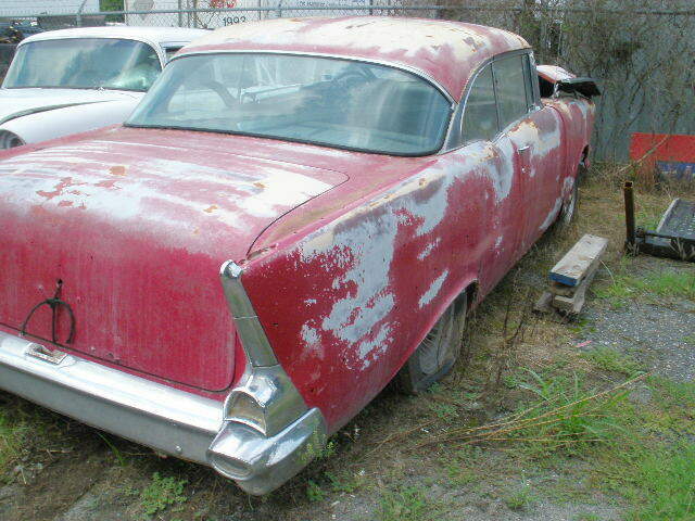 1957 Red Chevrolet Bel Air/150/210 Coupe
