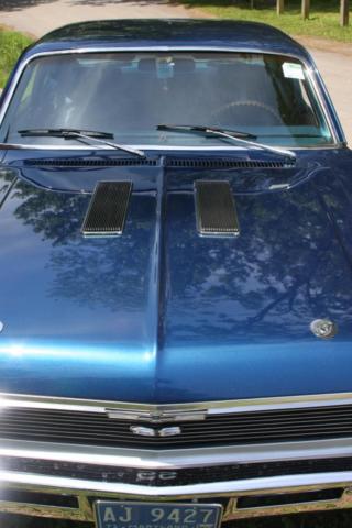1971 Mettalic Blue Chevrolet Nova 2 door coupe