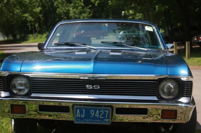 1971 Mettalic Blue Chevrolet Nova 2 door coupe