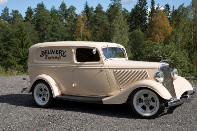 1934 cream Ford Sedan Delivery Sedan Delivery
