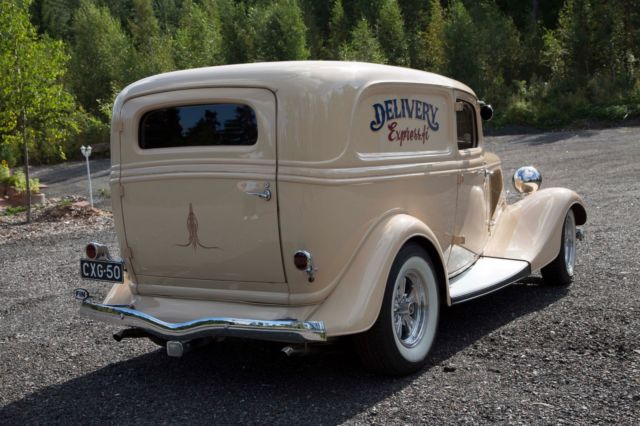 1934 cream Ford Sedan Delivery Sedan Delivery
