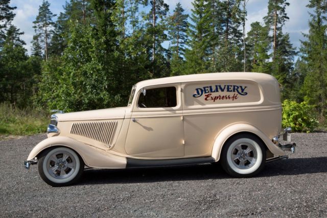 1934 cream Ford Sedan Delivery Sedan Delivery