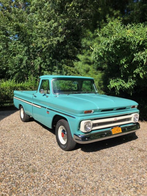 1966 Green Chevrolet C-10 Standard Cab Pickup