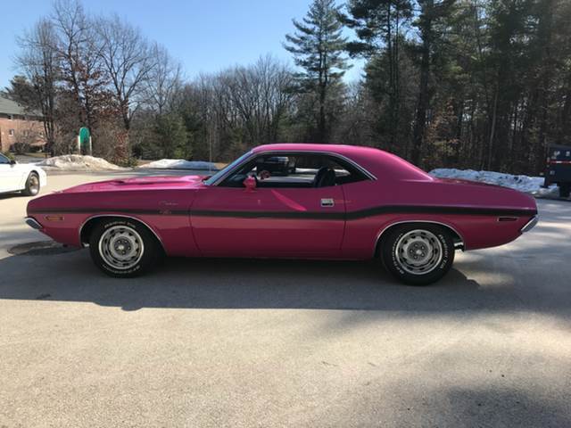 1970 Pink Dodge Challenger Coupe