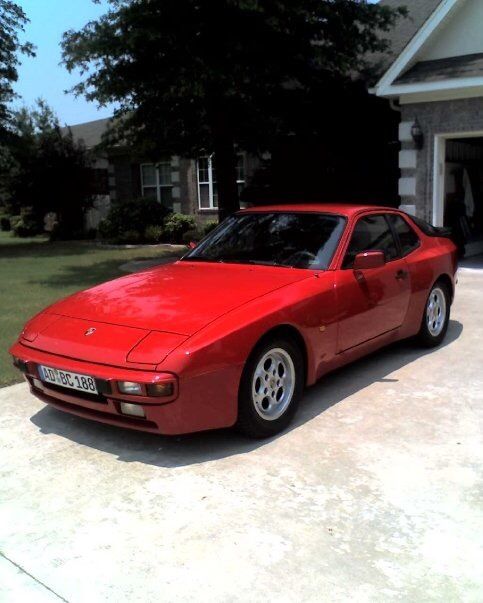 1983 Red Porsche 944 Coupe