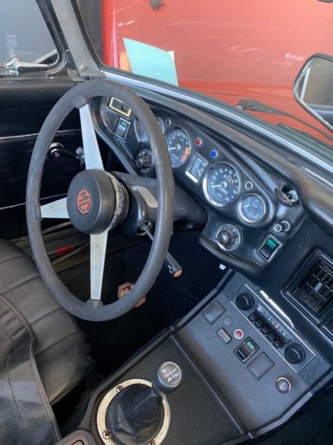 1974 Red MG MGB Convertible