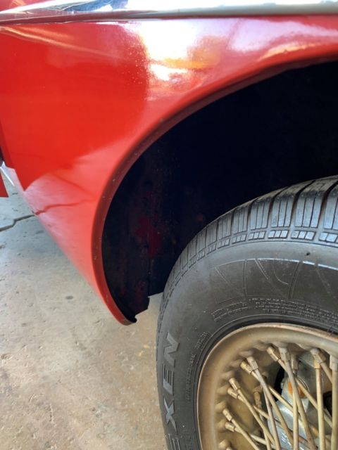 1974 Red MG MGB Convertible