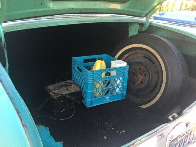 1955 Sea Spirit Green over Snowshoe white Ford Fairlane Sedan