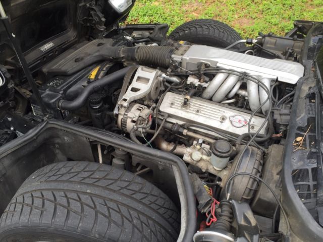 1987 Black Chevrolet Corvette Convertible