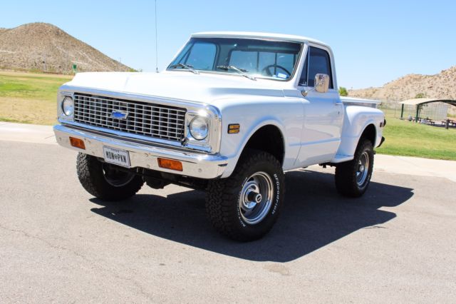 1971 White Chevrolet C-10 Standard Cab Pickup