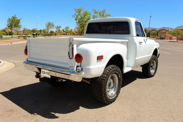 1971 White Chevrolet C-10 Standard Cab Pickup