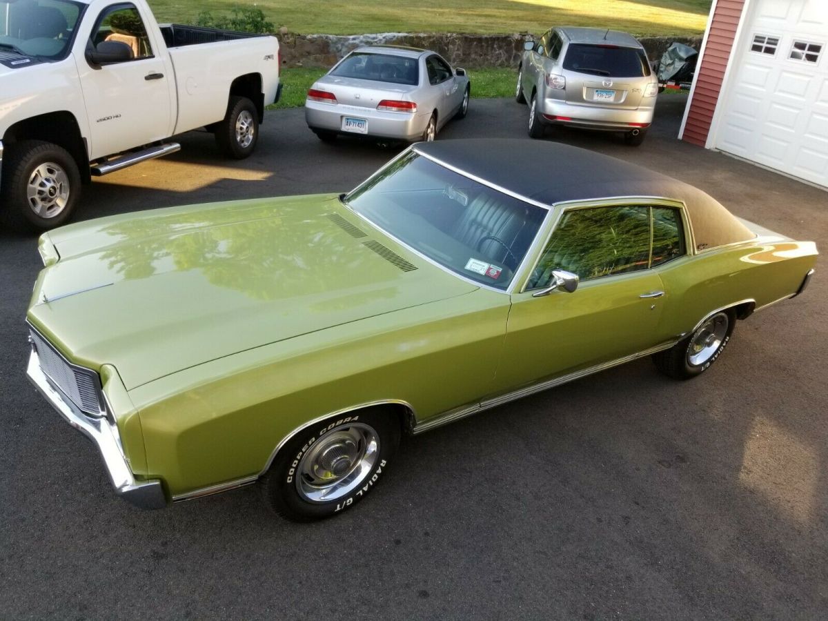 1971 Green Chevrolet Monte Carlo