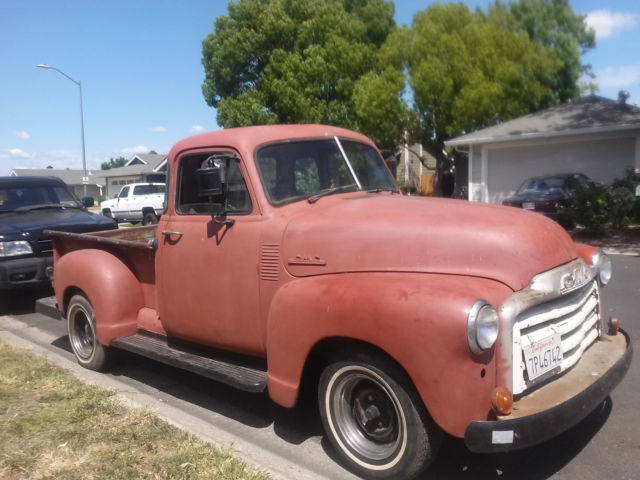 1952 Primer Chevrolet Other Pickups Pickup