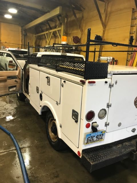 1990 White GMC Sierra 2500 Utility