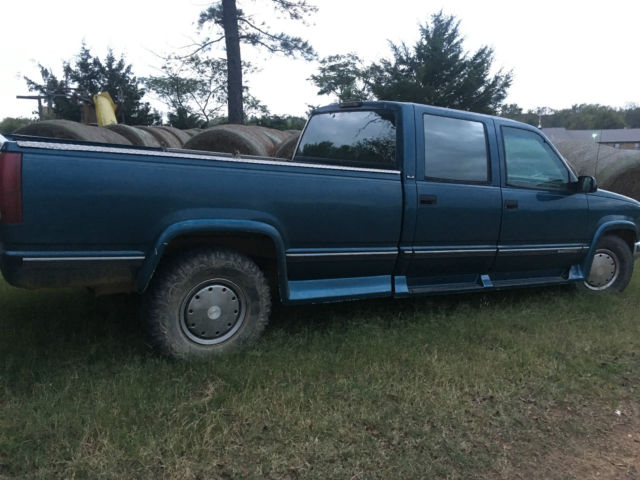 1994 Blue GMC Sierra 3500 Crew Cab Pickup
