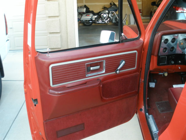 1979 Red and Burgendy GMC Sierra 1500 Step Side Pick up