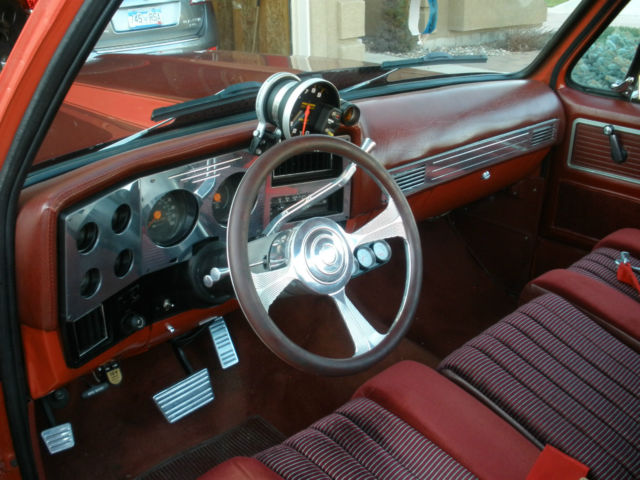 1979 Red and Burgendy GMC Sierra 1500 Step Side Pick up