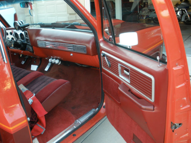 1979 Red and Burgendy GMC Sierra 1500 Step Side Pick up