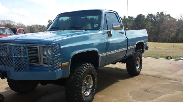 1986 Blue GMC Sierra 1500 Standard Cab Pickup