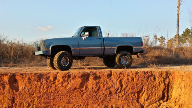 1986 Blue GMC Sierra 1500 Standard Cab Pickup