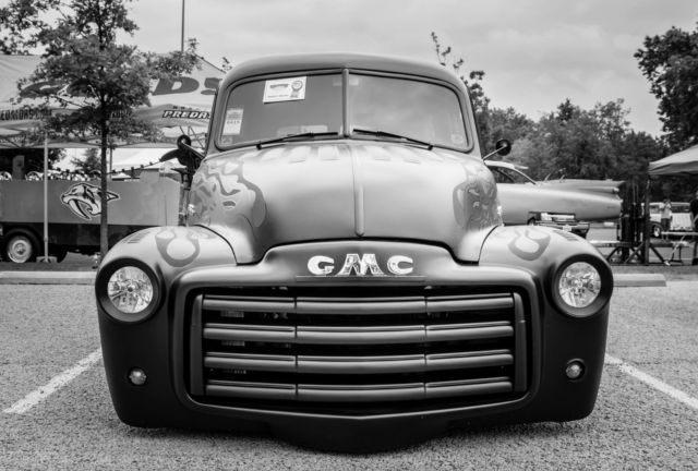 1950 Black GMC Panel truck Panel
