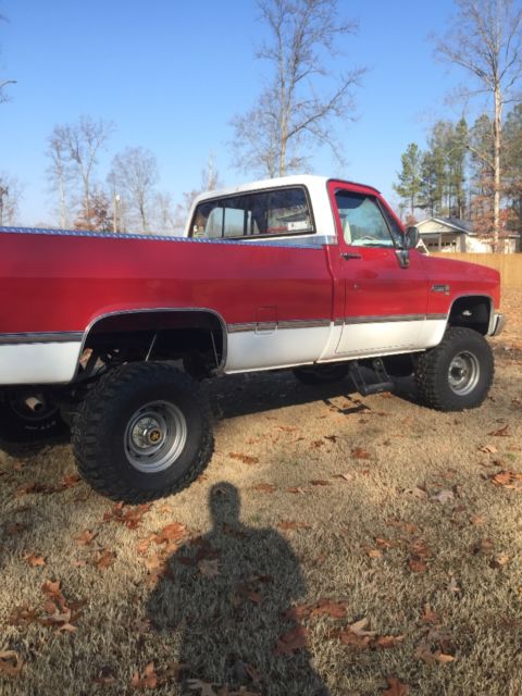 1984 red/white GMC Other Standard Cab Pickup