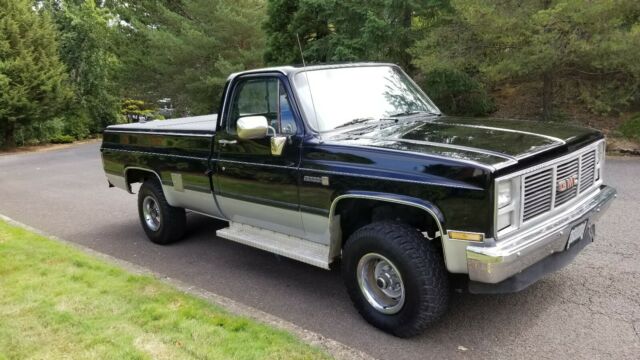 1985 Black GMC Sierra 1500 Standard Cab Pickup