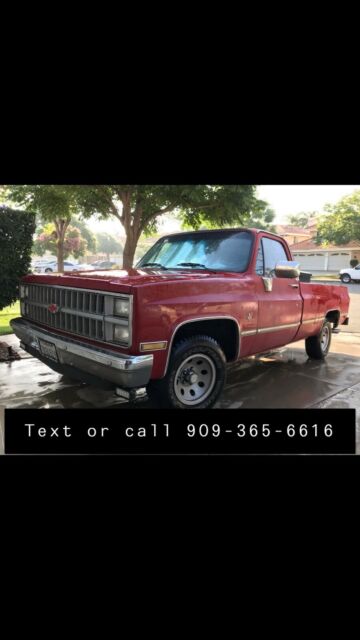 1987 Red GMC Sierra 1500 Truck