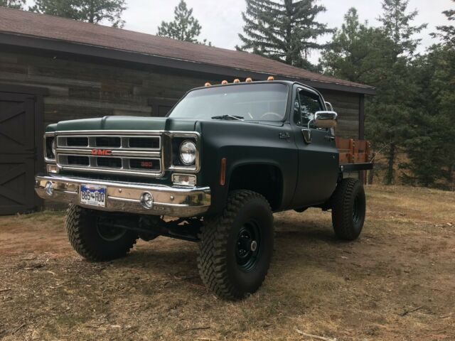 1976 Green GMC Sierra 1500 Standard Cab Pickup
