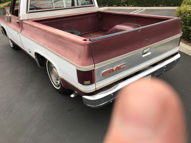 1977 Burgundy Chevrolet C-10 Standard Cab Pickup