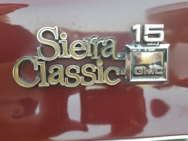 1980 Burgundy GMC Sierra 1500