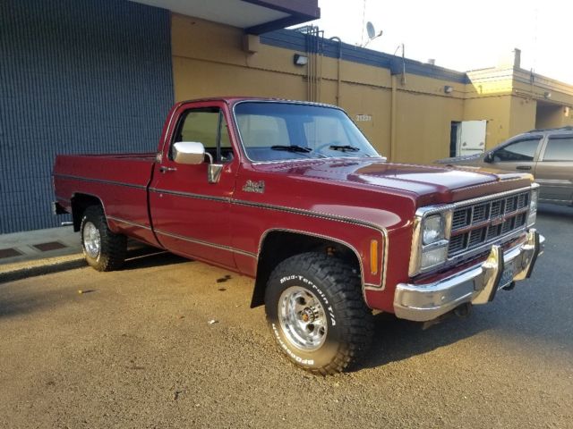 1980 Burgundy GMC Sierra 1500