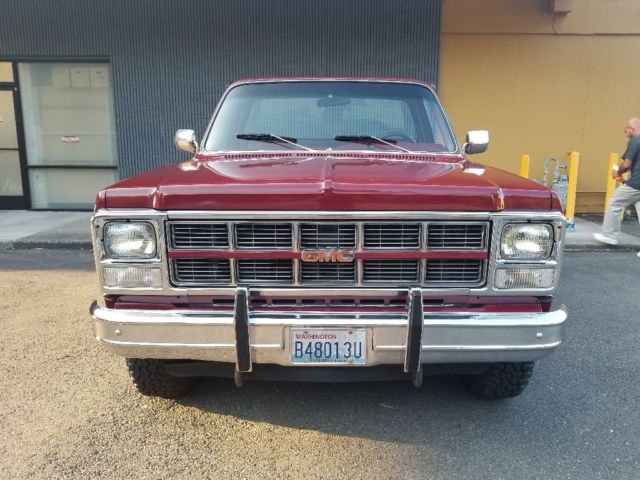 1980 Burgundy GMC Sierra 1500