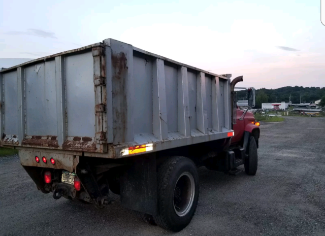 1989 Red GMC Sierra 3500 Dump Truck