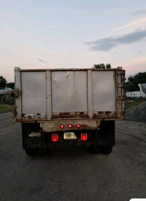1989 Red GMC Sierra 3500 Dump Truck