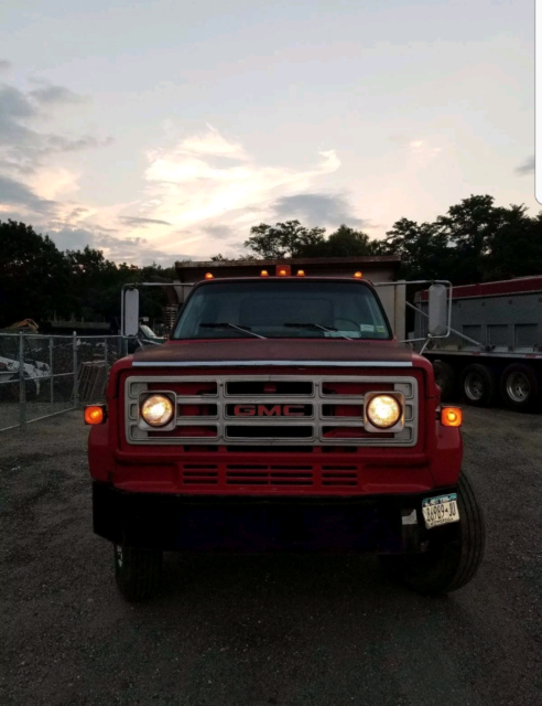 1989 Red GMC Sierra 3500 Dump Truck