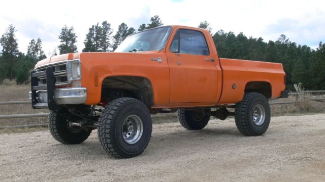 1976 Orange GMC Sierra 1500