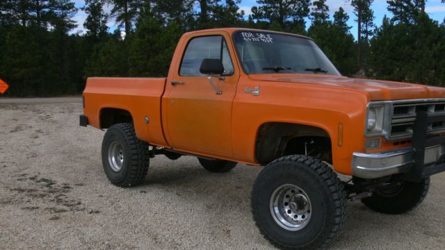 1976 Orange GMC Sierra 1500
