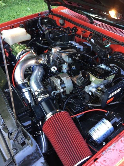 1992 RED Chevrolet S-10 PICKUP