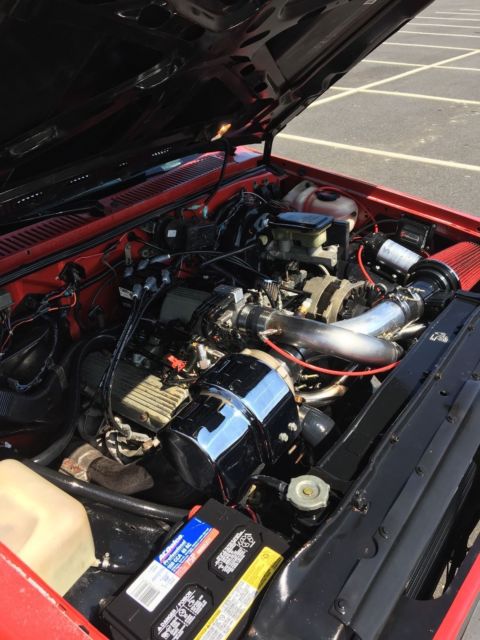 1992 RED Chevrolet S-10 PICKUP