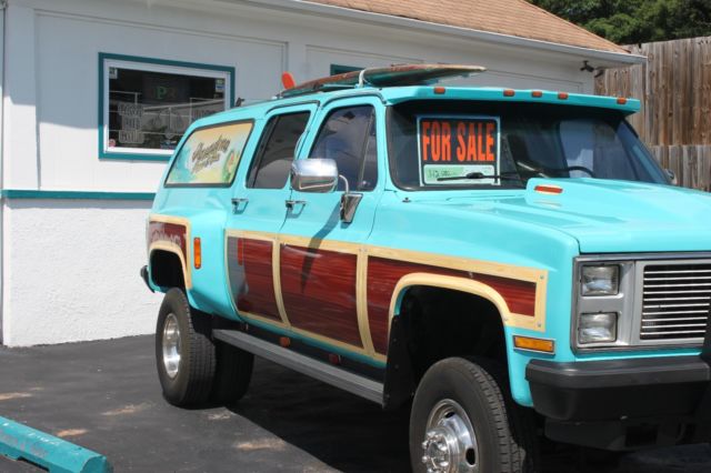 1988 Teal GMC C15/C1500 Suburban SUV