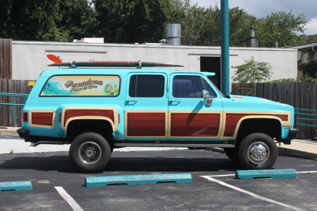 1988 Teal GMC C15/C1500 Suburban SUV