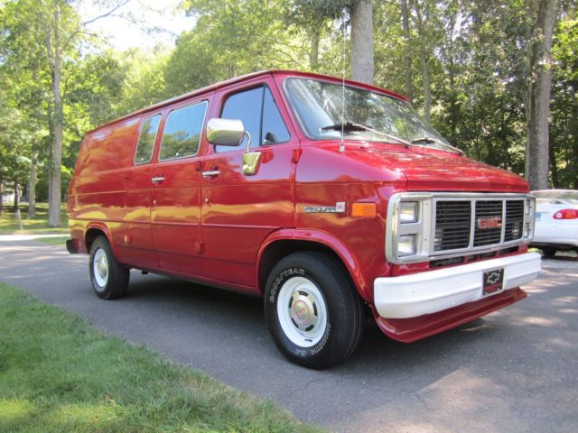 1989 Red Chevrolet Camaro Van Camper