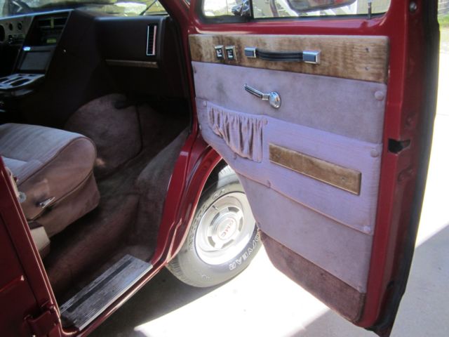 1989 Red Chevrolet Camaro Van Camper