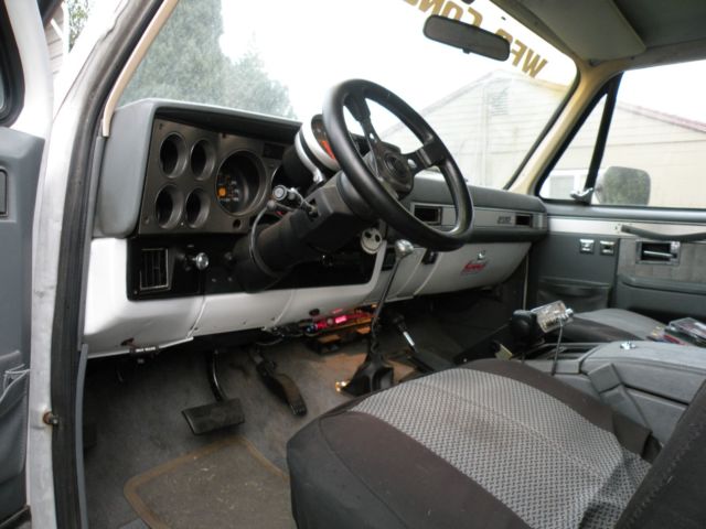 1986 White Chevrolet Blazer GMC JIMMY K5