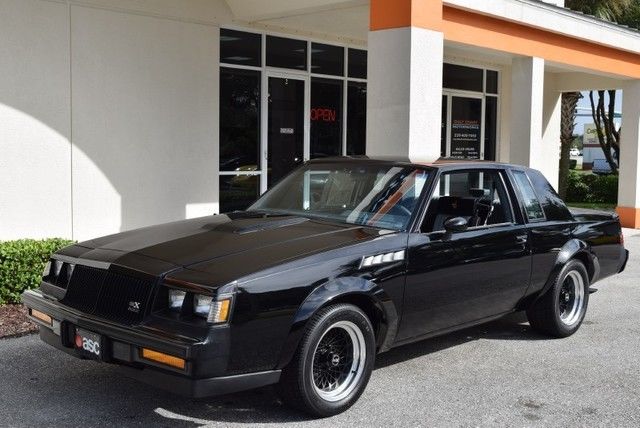 1987 Black Buick Grand National Coupe