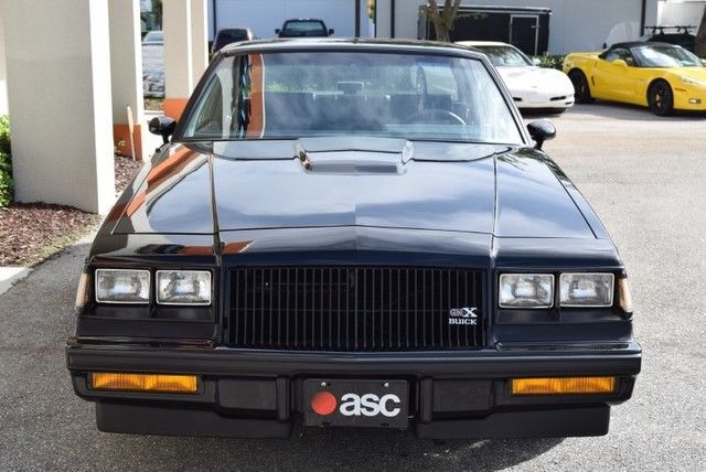 1987 Black Buick Grand National Coupe