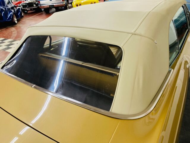 1967 Gold Chevrolet Chevelle Convertible