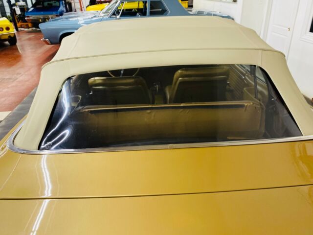1967 Gold Chevrolet Chevelle Convertible