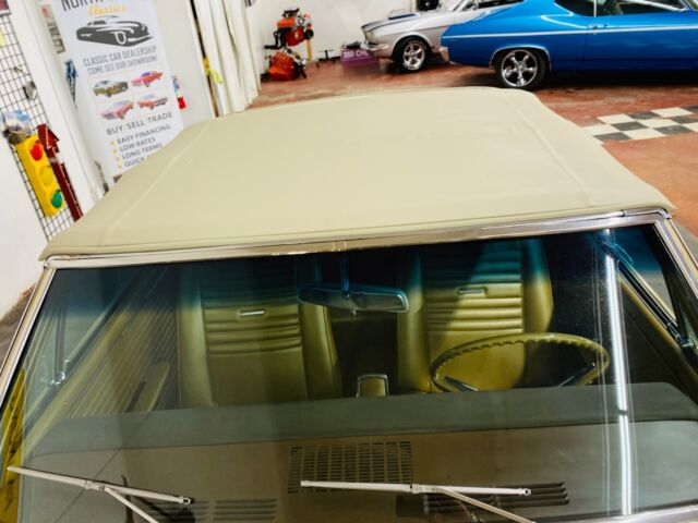 1967 Gold Chevrolet Chevelle Convertible